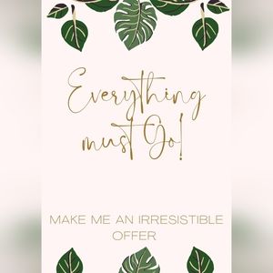 Going on vacation soon - everything must go! Ends Nov 2, 2022.